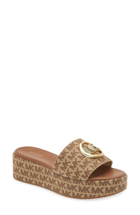 michael kors berkley wedges|michael kors sadler wedge sandals.